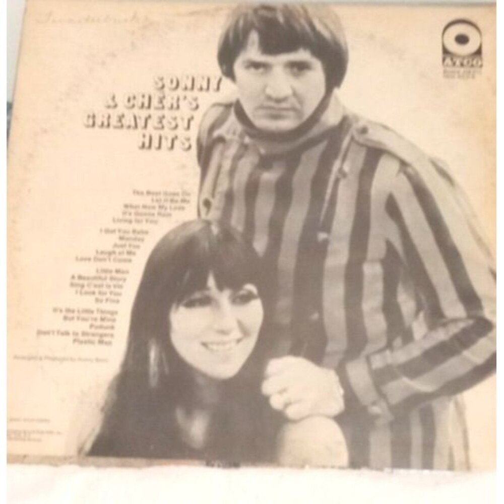 Vinatge 1960 Sonny & Cher Greatest Hits ATCO Vinyl LP Pop  SD 5178